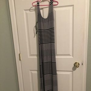 Striped maxi
